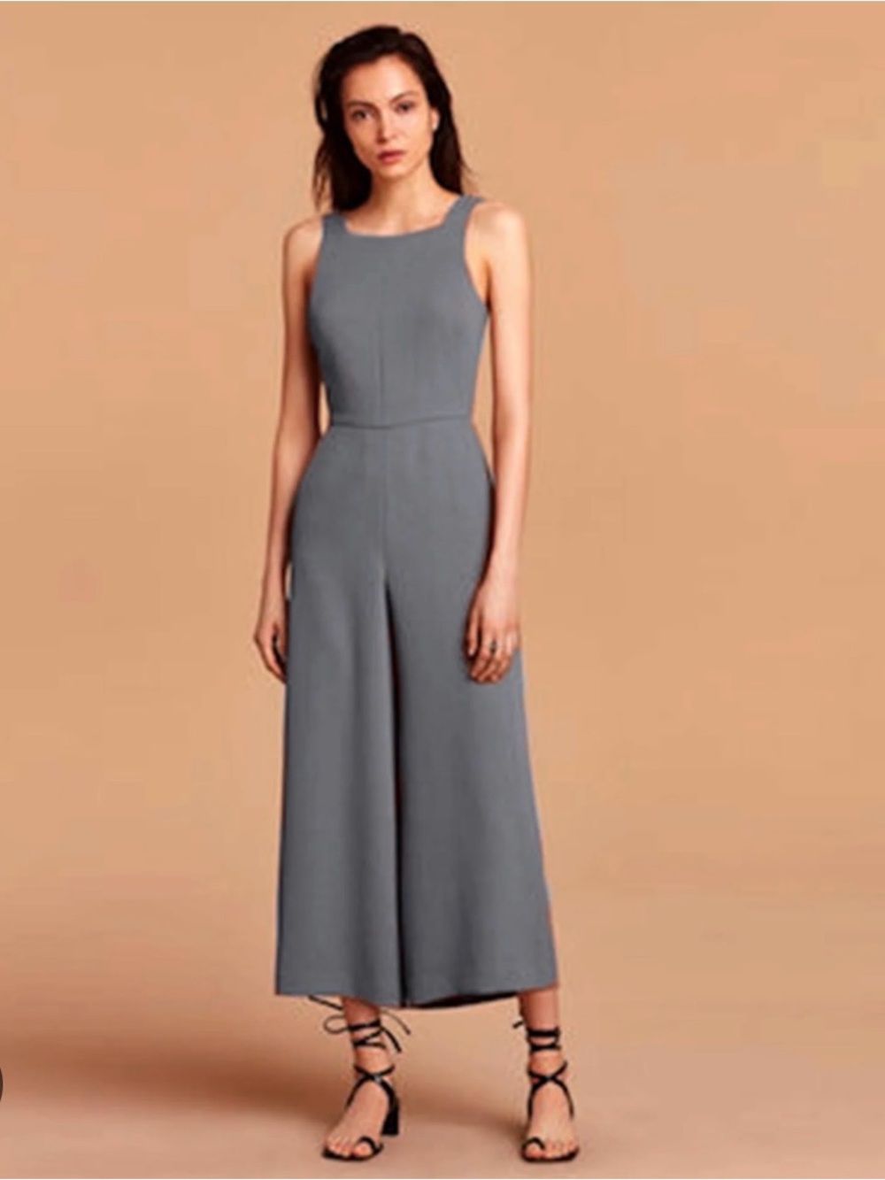 Wilfred Aritzia blue Gray Sleeveless jumpsuit